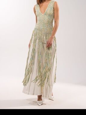 AKIRA | Dresses | Akira Beaded Maxi Dress Pink Orange | Poshmark